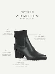 Vionic Barstow Stiefeletten aus Leder in breiter Passform, Schwarz - Bild 7 von 8