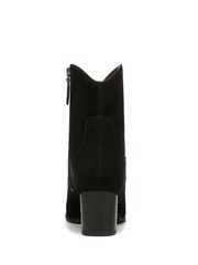 Vionic Bishop Wide Fit Waxy Suede Western Black Boots - Image 2 of 9