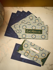 Set of 5 Blue Eid Money Wallets - Image 1 of 4