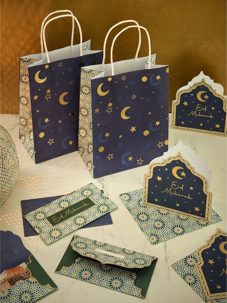 Set of 5 Blue Eid Money Wallets - Image 2 of 4