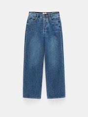 Hush Blue Oversized Katie Straight Leg Jeans - Image 5 of 5
