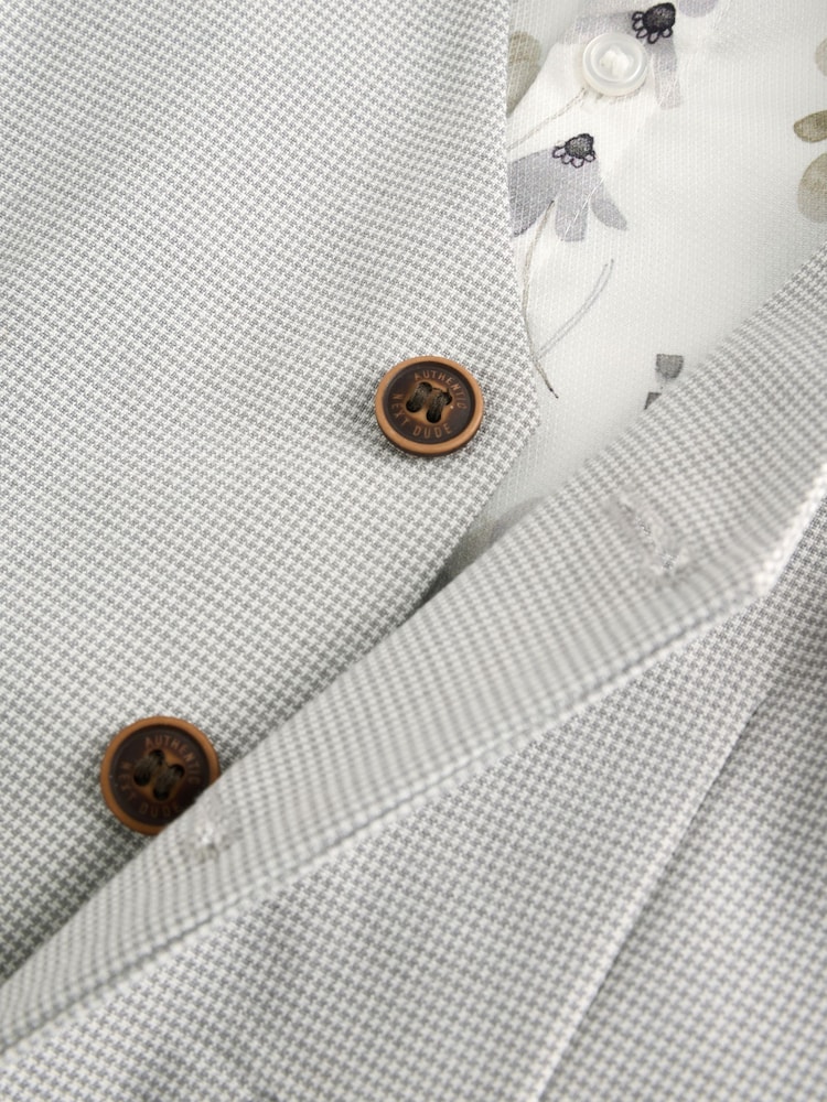 Grey Puppytooth Waistcoat, Shirt and Bowtie Set (3mths-9yrs) - Image 11 of 12