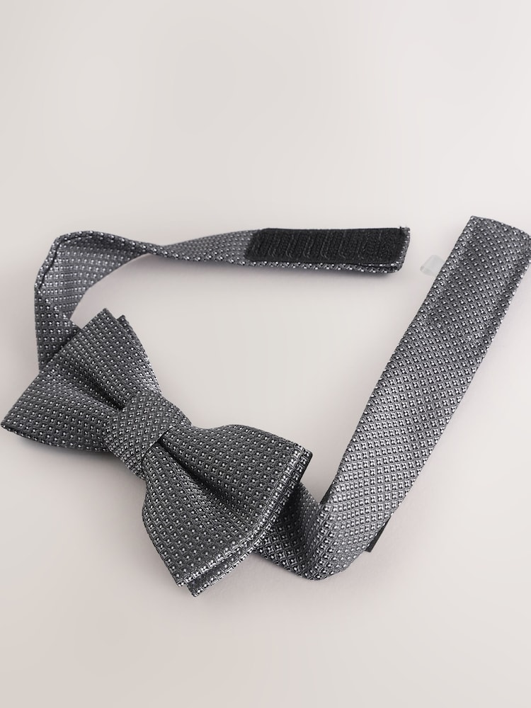 Grey Puppytooth Waistcoat, Shirt and Bowtie Set (3mths-9yrs) - Image 12 of 12
