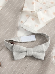 Neutral Bear Print Waistcoat, Shirt & Bow Tie Set (3mths-9yrs) - Image 9 of 9