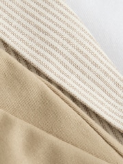 Neutral Ticking Stripe Blazer, T-Shirt & Shorts Set (3mths-9yrs) - Image 5 of 5