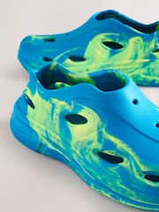 Blue Marble Lightweight Slip On Beach Sandals - Image 3 of 5