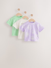 Lilac Purple Tops 3 Pack (3mths-7yrs) - Image 1 of 7