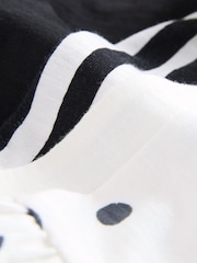 Black/White Character 100% Cotton Top and Shorts Set 2 Pack (3mths-7yrs) - Image 6 of 7