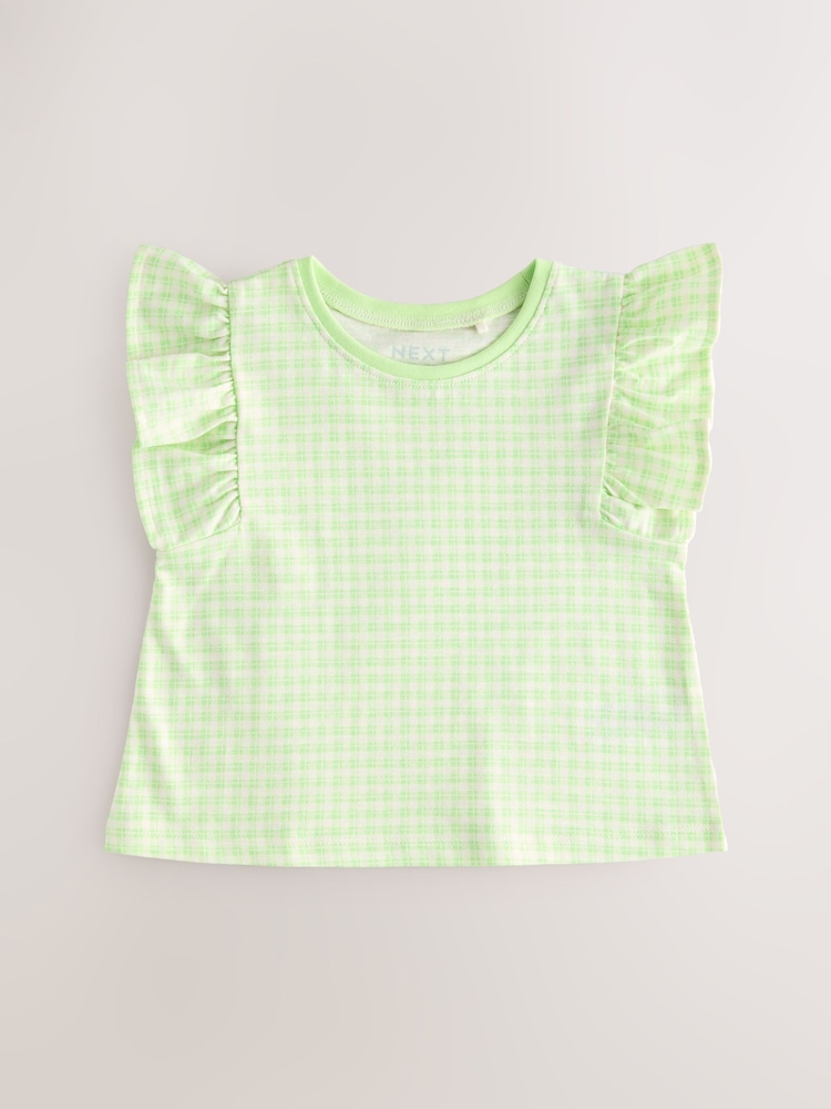 Blue Girl 100% Cotton Vest Tops 4 Pack (3mths-7yrs) - Image 5 of 8