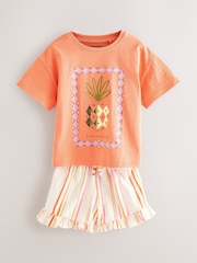 Lilac Purple Top and Shorts Set 3 Pack (3mths-7yrs) - Image 5 of 8
