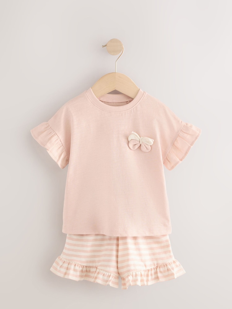 Blue Top and Shorts Set 3 Pack (3mths-7yrs) - Image 3 of 7