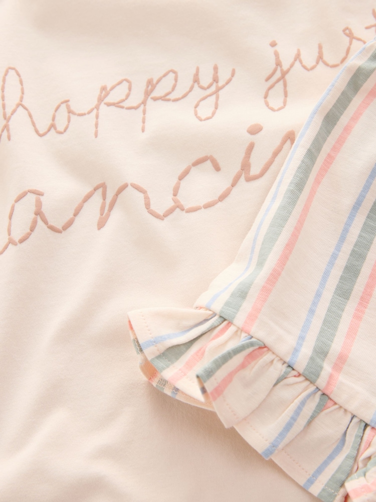 Pink Bunny Top and Shorts Set 3 Pack (3mths-7yrs) - Image 11 of 11