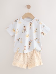 Pink Bunny Top and Shorts Set 3 Pack (3mths-7yrs) - Image 6 of 11
