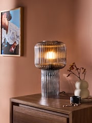MADE.COM Grey Briz Table Lamp - Image 1 of 5