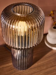 MADE.COM Grey Briz Table Lamp - Image 2 of 5