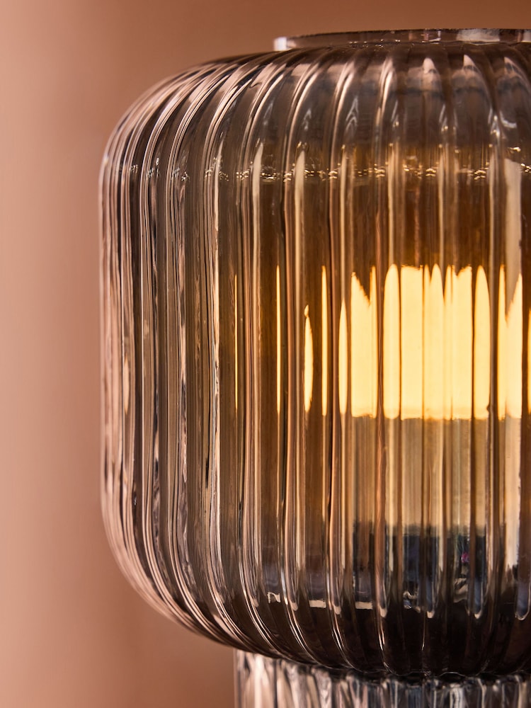 MADE.COM Grey Briz Table Lamp - Image 3 of 5