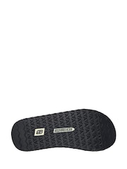 Skechers Grey Tantric Fritz Mens Flip Flops - Image 4 of 6