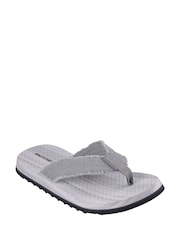 Skechers Grey Tantric Fritz Mens Flip Flops - Image 5 of 6