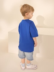 Blue Boat Short Sleeve Pocket Character T-Shirt (3mths-7yrs) - Image 3 of 8