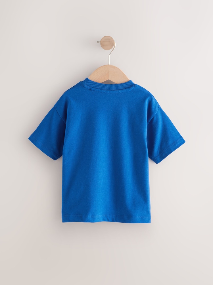 Blue Boat Short Sleeve Pocket Character T-Shirt (3mths-7yrs) - Image 6 of 8