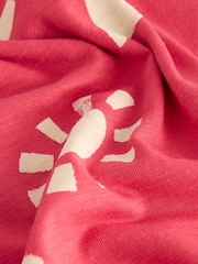 Red Shapes Short Sleeve All-Over Print T-Shirt (3mths-7yrs) - Image 3 of 4