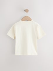 White Beach 100% Cotton Short Sleeve Graphic Print T-Shirt (3mths-8yrs) - Image 2 of 4
