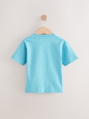Blue Chill Seal 100% Cotton Short Sleeve Graphic Print T-Shirt (3mths-8yrs) - Image 2 of 4