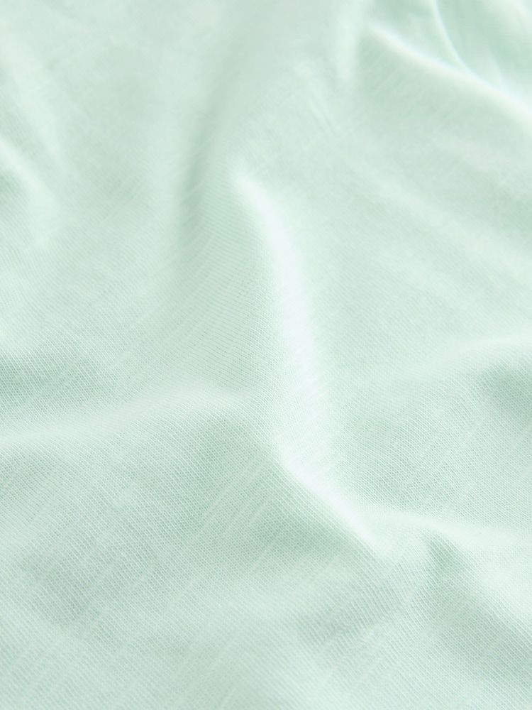Mint Green Short Sleeve Interactive Appliqué T-Shirt (3mths-7yrs) - Image 4 of 4