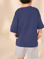Blue Sealife Short Sleeve Interactive Appliqué T-Shirt (3mths-7yrs) - Image 3 of 8