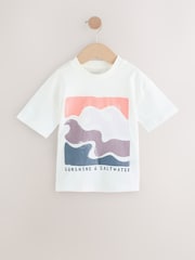 Weiß Sonnenschein und Meer - Kurzärmelige T-Shirts, 3er-Pack (3 Monate–7 Jahre) - Bild 4 von 7
