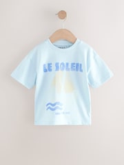 Blue Short Sleeve T-Shirts 3 Pack (3mths-7yrs) - Image 4 of 7