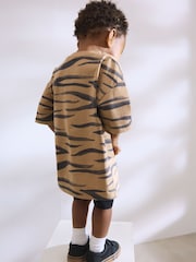 Brown Short Sleeve T-Shirt & Cycling Shorts Set (3mths-7yrs) - Image 2 of 3