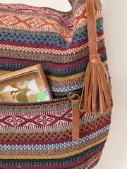 FatFace Evalie Multi Woven Crossbody Bag - Image 3 of 3