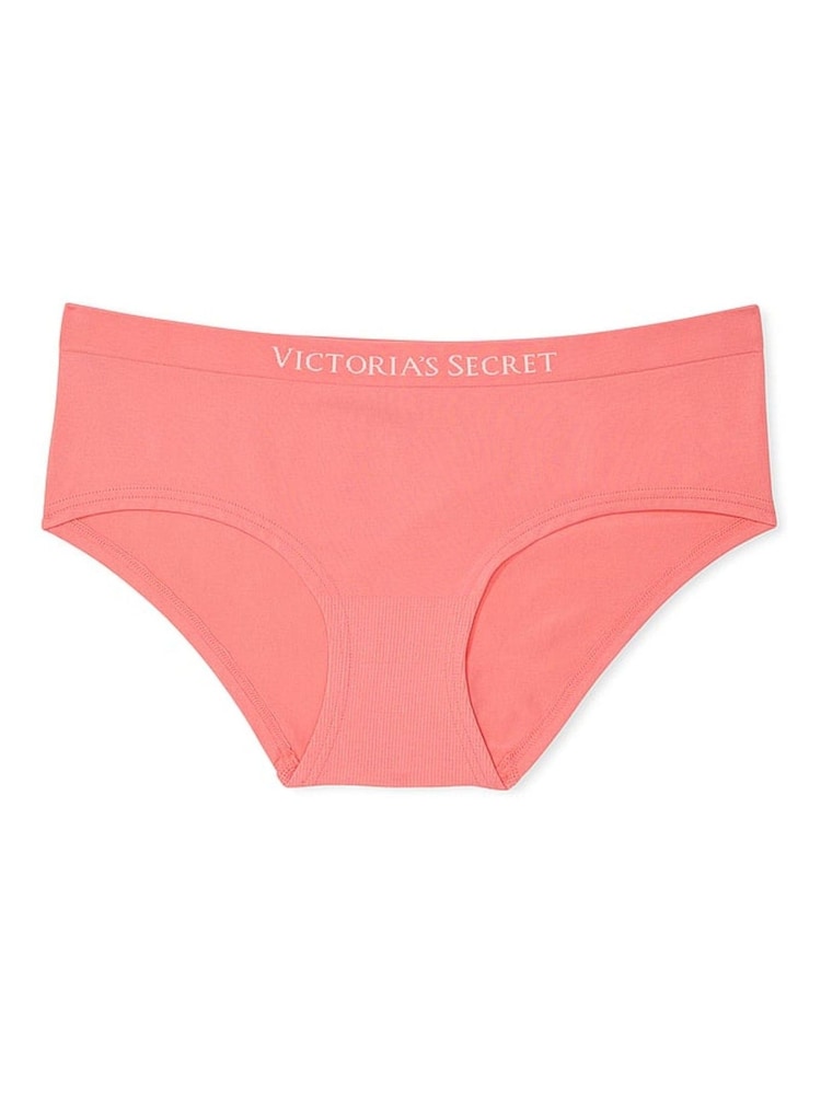 Victoria's Secret Coral Ribbon Orange Hipster Knickers - Image 3 of 3
