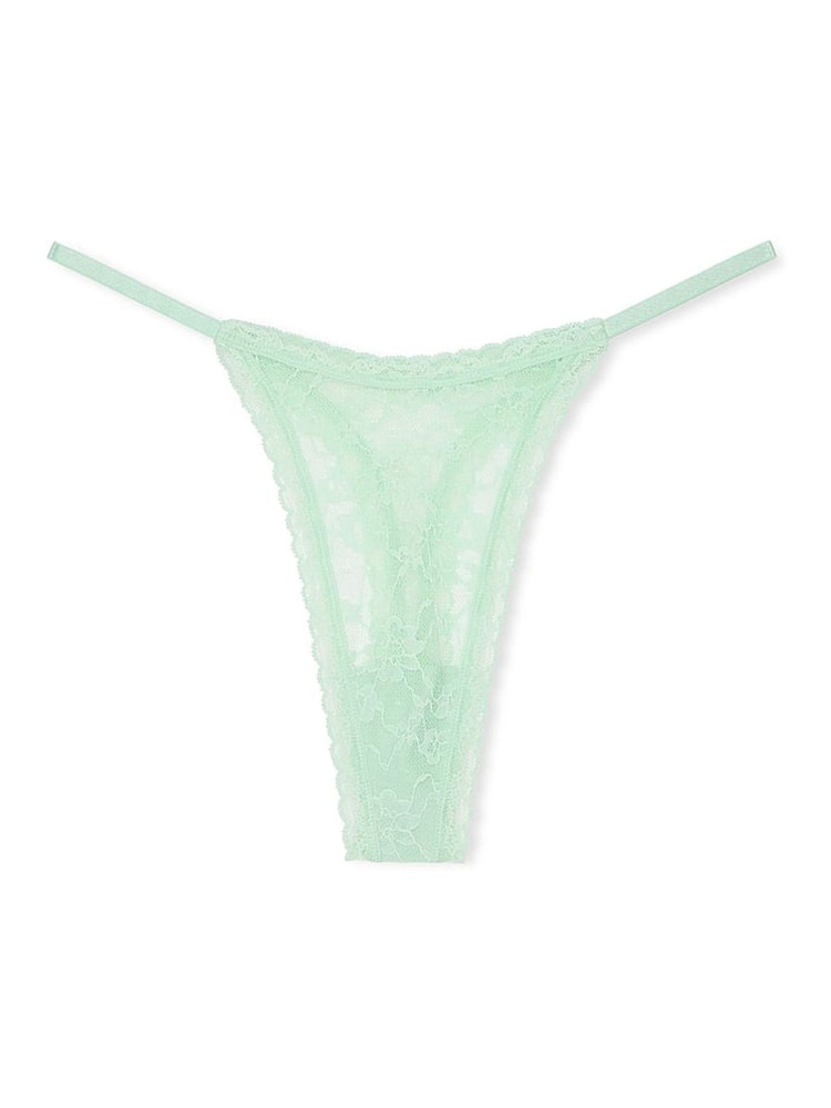 Victoria's Secret Pretty Mint Green Thong Knickers - Image 3 of 3