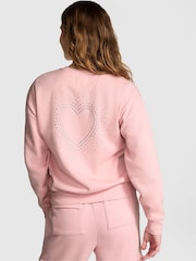 Victoria's Secret PINK Dusk Pink Shine Fleece Sweatshirt - Image 2 of 3
