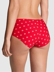 Victoria's Secret PINK Vermillion Red Heart Hipster Knickers - Image 2 of 3