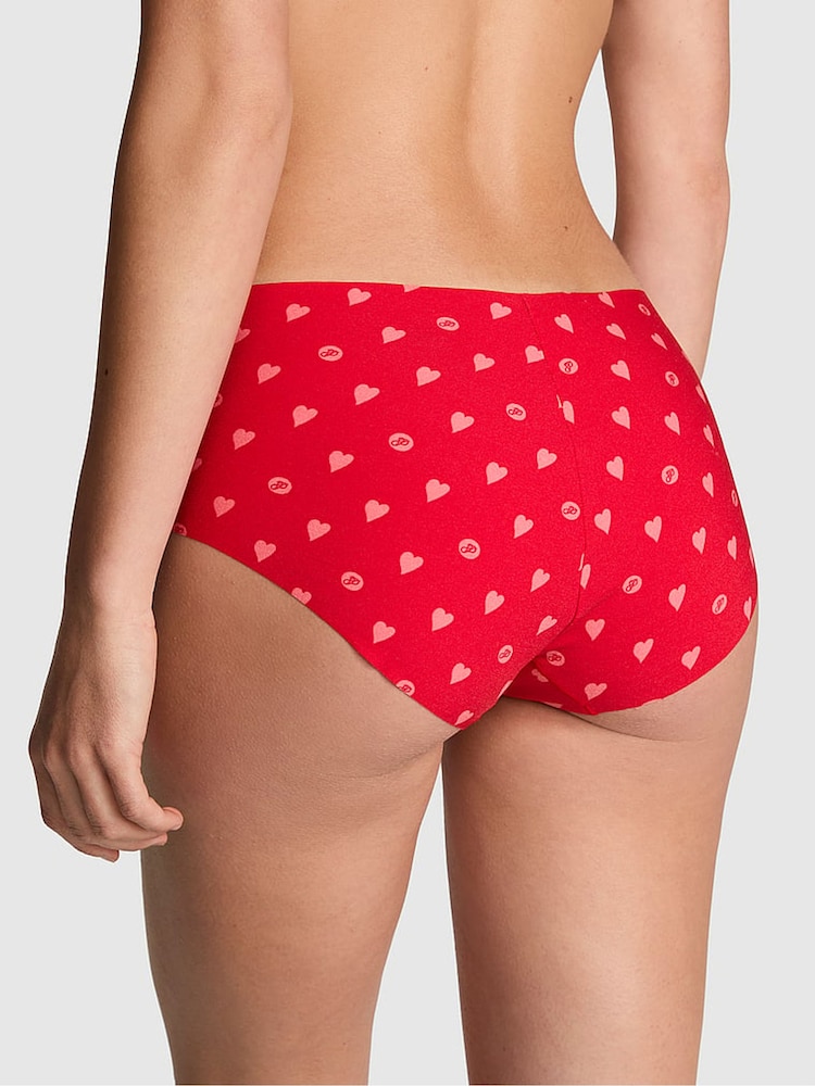 Victoria's Secret PINK Vermillion Red Heart Hipster Knickers - Image 2 of 3