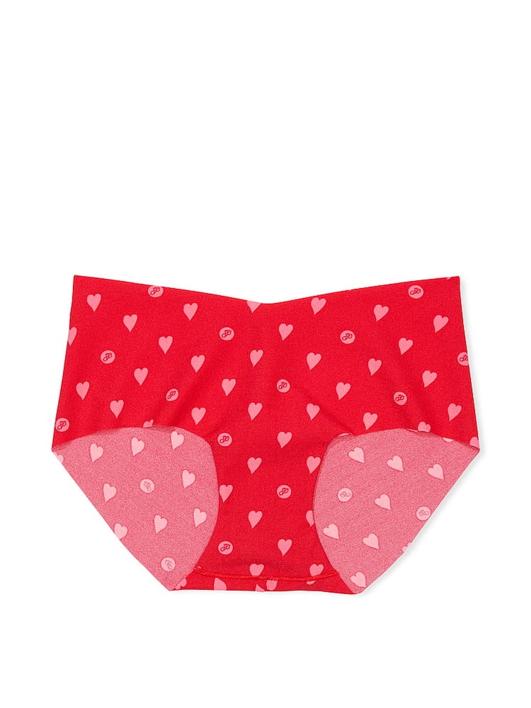 Victoria's Secret PINK Vermillion Red Heart Hipster No Show Knickers - Image 3 of 3 Victoria's Secret PINK Vermillion Red Heart Hipster No Show Knickers - Image 3 of 3