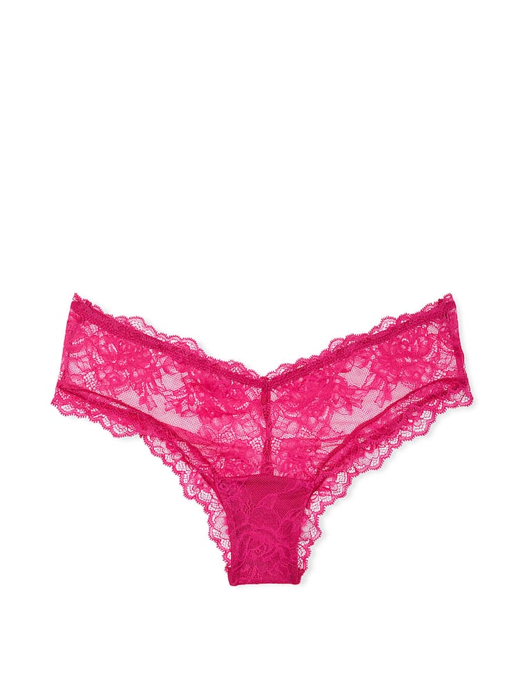Victoria's Secret Cherry Blossom Pink Cheeky Rose Lace Knickers - Image 3 of 3 Victoria's Secret Cherry Blossom Pink Cheeky Rose Lace Knickers - Image 3 of 3