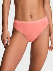 Victoria's Secret Coral Ribbon Orange Brief Knickers - Image 1 of 3