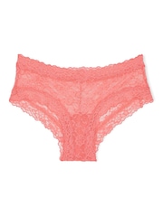 Victoria's Secret Coral Ribbon Orange Cheeky Knickers - Image 3 of 3