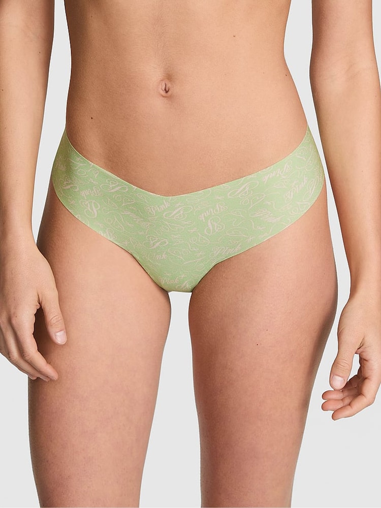 Victoria's Secret PINK Pale Petal Green Thong Knickers - Image 1 of 3