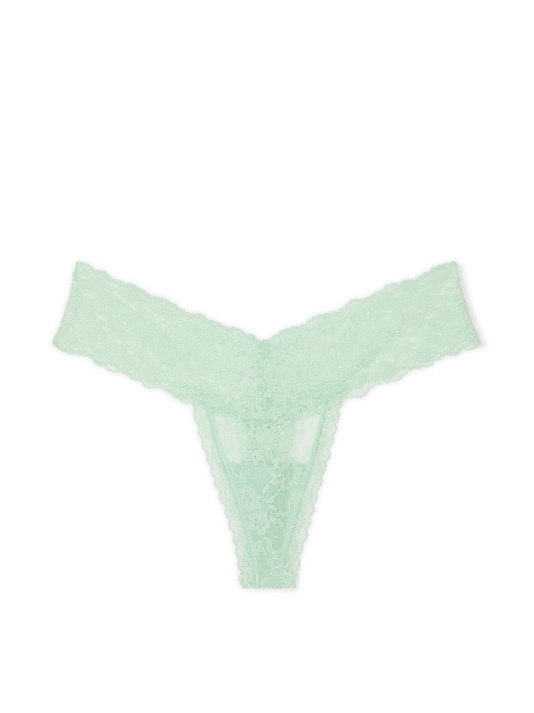 Victoria's Secret Pretty Mint Green Thong Knickers - Image 3 of 3