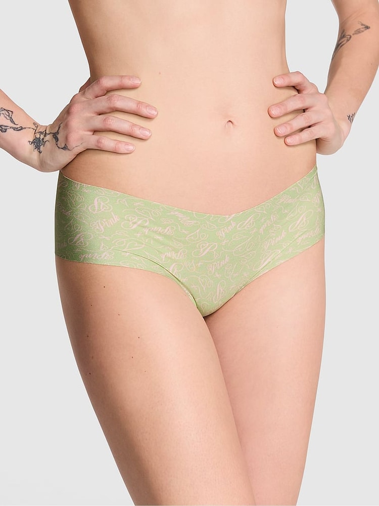 Victoria's Secret PINK Pale Petal Green Cheeky Knickers - Image 1 of 3