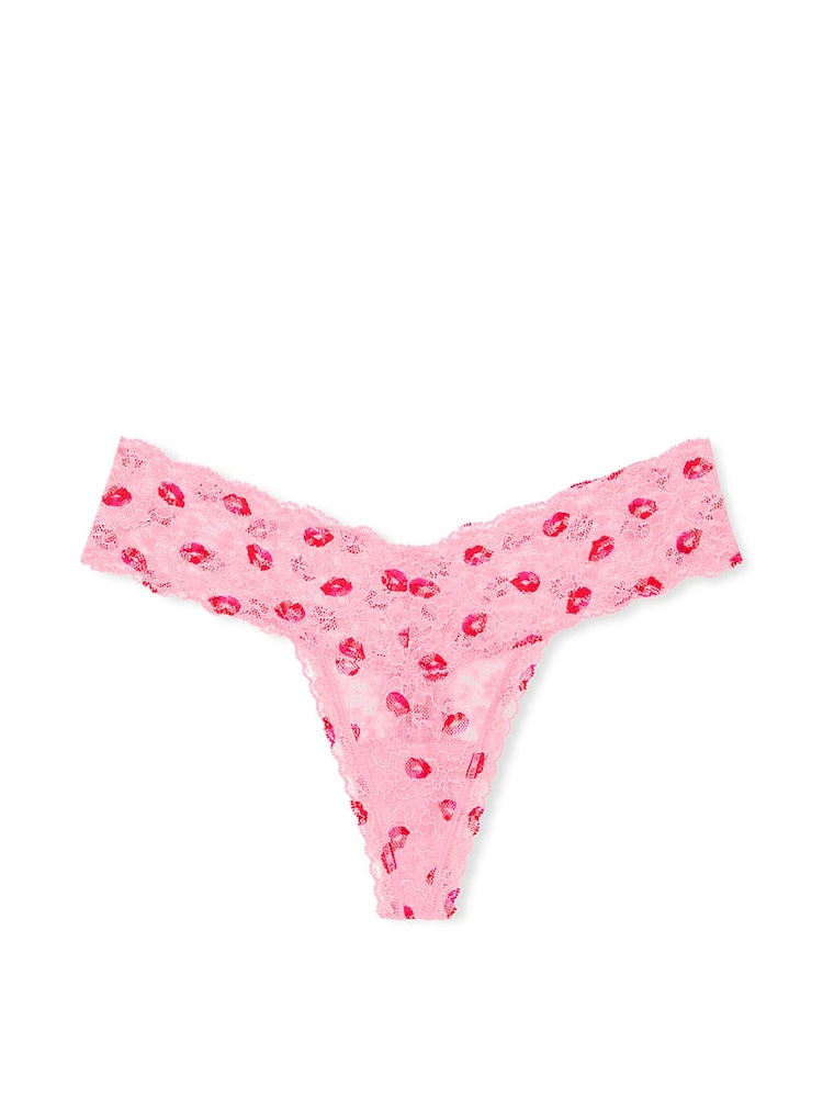 Victoria's Secret Pink Hope Lips Thong Knickers - Image 3 of 3