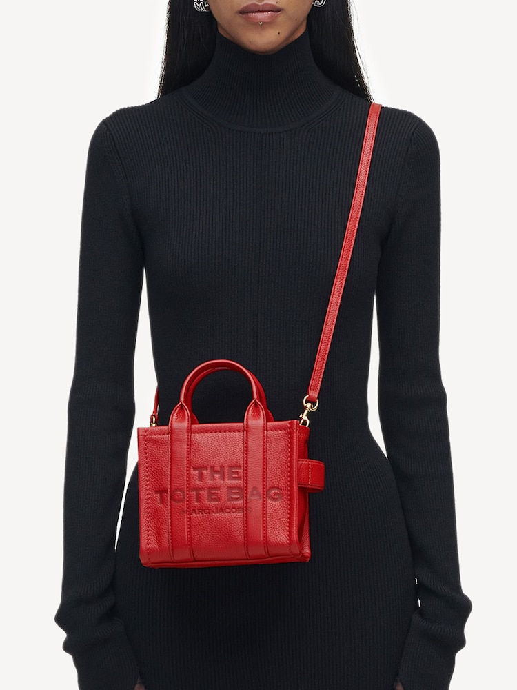 Marc Jacobs Red Mini The Tote Bag - Image 2 of 6