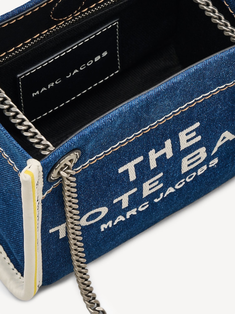 Marc Jacobs Blue Mini The Tote - Image 5 of 5