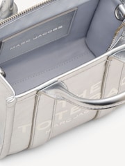 Marc Jacobs Silver Mini The Tote Bag - Image 6 of 7
