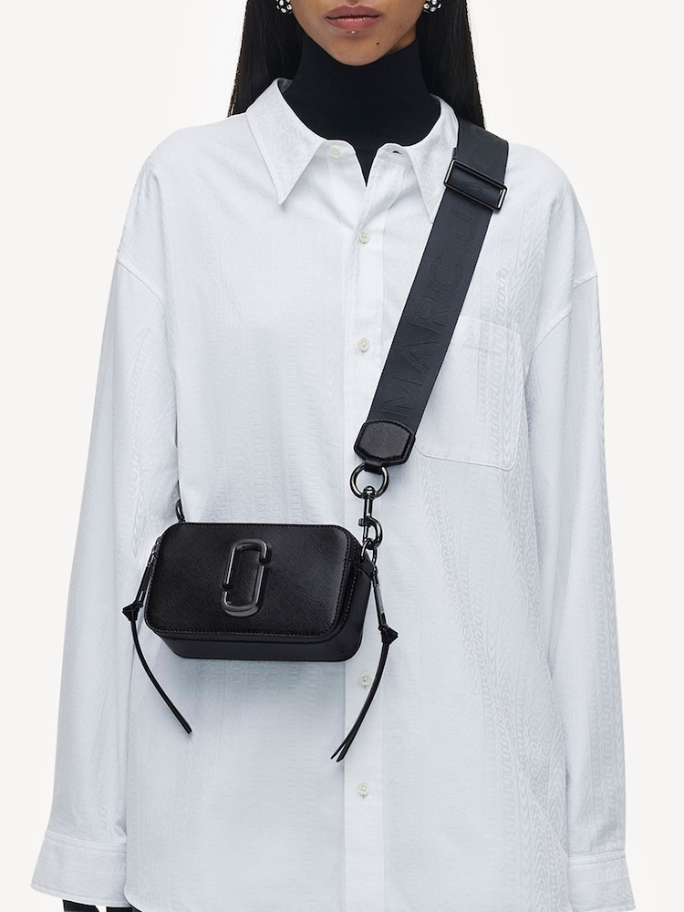 Marc Jacobs Black The Snapshot Cross-Body Bag - Image 2 of 9
